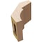 Ekena Millwork 5-inch W x 6-inch D x 6-inch H Monterey Rough Cedar Woodgrain TimberThane Knee Brace, Primed BRCUR05X06X06MONRCPR - alternate 2